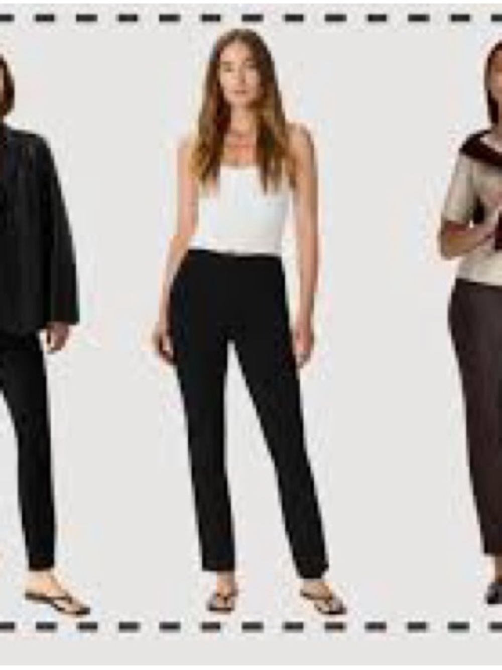 Quince Black Straight-Leg Women’s Pants - Picture 1 of 12